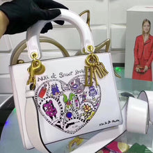 Load image into Gallery viewer, Dior Medium Lady Dior Bag In Niki De Saint Phalle Print Heart
