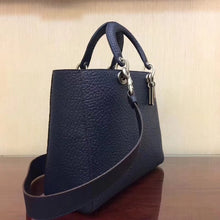 Load image into Gallery viewer, Dior Large Lady Dior Bag In Navy Canyon Grained Lambskin
