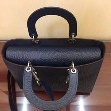 Load image into Gallery viewer, Dior Large Lady Dior Bag In Navy Canyon Grained Lambskin
