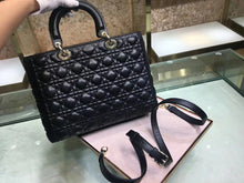 Load image into Gallery viewer, Dior Large Lady Dior Bag In Black Cannage Lambskin
