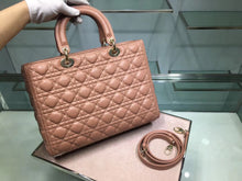Load image into Gallery viewer, Dior Large Lady Dior Bag In Powder Cannage Lambskin

