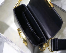 Load image into Gallery viewer, Dior 30 Montaigne Box Bag In Black Lambskin
