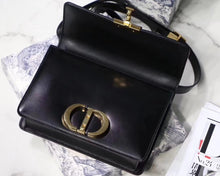 Load image into Gallery viewer, Dior 30 Montaigne Shoulder Bag In Black Calfskin
