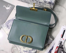 Load image into Gallery viewer, Dior 30 Montaigne Shoulder Bag In Storm Blue Calfskin
