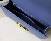 Load image into Gallery viewer, Dior 30 Montaigne Bag In Denim Blue Grained Calfskin
