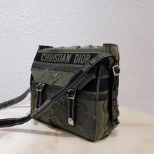 Load image into Gallery viewer, Dior Diorcamp Messenger Bag In Green Camouflage Canvas
