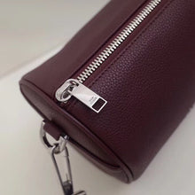 Load image into Gallery viewer, Dior Roller Pouch In Burgundy Grained Calfskin
