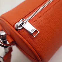 Load image into Gallery viewer, Dior Roller Pouch In Orange Grained Calfskin
