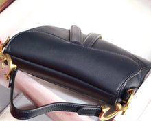 Load image into Gallery viewer, Dior Mini Saddle Bag In Blue Calfskin
