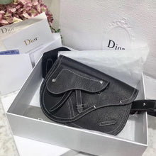 Load image into Gallery viewer, Dior Black DIOR x KAWS Pouch Saddle Bag
