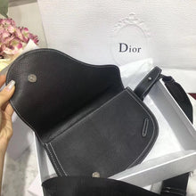 Load image into Gallery viewer, Dior Black DIOR x KAWS Pouch Saddle Bag
