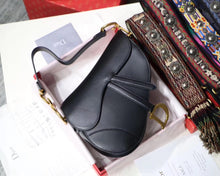 Load image into Gallery viewer, Dior Saddle Bag In Black Calfskin
