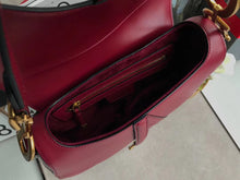 Load image into Gallery viewer, Dior Saddle Bag In Red Calfskin
