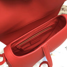 Load image into Gallery viewer, Dior Saddle Bag In Cherry Red Matte Calfskin
