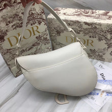 Load image into Gallery viewer, Dior Saddle Bag In White Matte Calfskin
