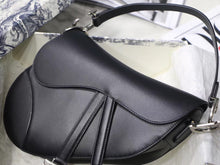 Load image into Gallery viewer, Dior Saddle Bag In Black Soft Calfskin
