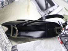Load image into Gallery viewer, Dior Saddle Bag In Black Soft Calfskin
