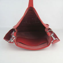 Load image into Gallery viewer, Hermes Evelyne I handbag H6309 red silver
