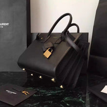 Load image into Gallery viewer, Yves Saint Laurent Baby Sac De Jour Bag In Black Leather
