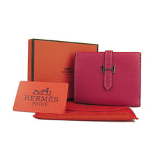 Load image into Gallery viewer, Hermes Wallet H006 Cow Leather Red

