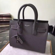 Load image into Gallery viewer, Yves Saint Laurent Nano Sac De Jour Bag In Black Grained Leather
