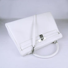 Load image into Gallery viewer, Hermes Kelly 35cm Togo Leather Handbag White/Silver
