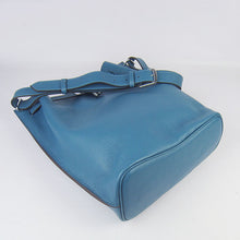 Load image into Gallery viewer, Hermes Nappa Leather Shoulder Bag H2804 blue Silver
