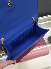 Load image into Gallery viewer, Yves Saint Laurent Medium Monogramme Tassel Bag In Blue Calfskin
