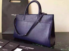 Load image into Gallery viewer, Yves Saint Laurent Medium Rive Gauche Bag In Navy Leather
