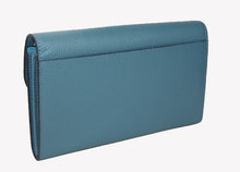 Load image into Gallery viewer, Hermes Wallet H569 Ladies Wallet Blue
