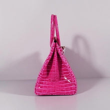 Load image into Gallery viewer, Hermes Birkin 35cm Crocodile Leather Handbag Rose Gold
