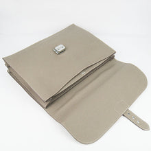 Load image into Gallery viewer, Hermes Briefcases 2813 Cow Leather Grey
