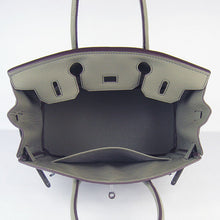 Load image into Gallery viewer, Hermes Birkin 30cm Togo Leather Handbags Dark Grey Silver
