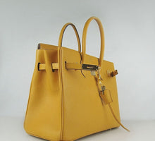 Load image into Gallery viewer, Hermes Birkin 35cm Togo Leather Handbags Yellow Golden
