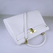 Load image into Gallery viewer, Hermes Kelly 35cm Togo Leather Handbag White/Golden
