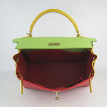 Load image into Gallery viewer, Hermes Kelly 32cm Togo Red/Green/Yellow Golden
