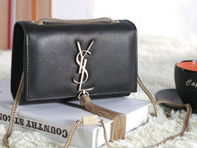 Load image into Gallery viewer, Yves Saint Laurent Mini Monogramme Bag In Original Leather Black
