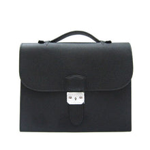 Load image into Gallery viewer, Hermes Briefcases H1048 Unisex Cow Leather Black
