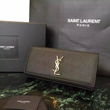 Load image into Gallery viewer, Yves Saint Laurent Black Classic Monogramme Clutch
