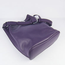 Load image into Gallery viewer, Hermes Nappa Leather Shoulder Bag H2804 purple Silver
