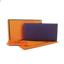 Load image into Gallery viewer, Hermes Wallet H008 Ladies Wallet Purple
