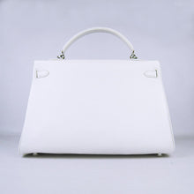 Load image into Gallery viewer, Hermes Kelly 35cm Togo Leather Handbag White/Silver
