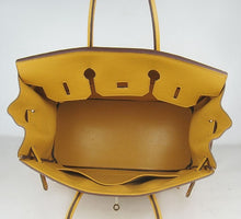 Load image into Gallery viewer, Hermes Birkin 35cm Togo Leather Handbags Yellow Golden
