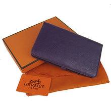 Load image into Gallery viewer, Hermes Wallet H001 Ladies Wallet Lambskin

