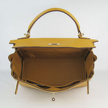 Load image into Gallery viewer, Hermes Kelly 32cm Togo Leather Handbag 6108 Yellow Golde
