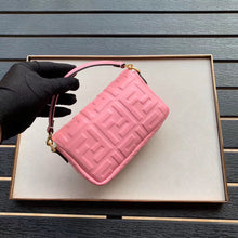Load image into Gallery viewer, Fendi Pink FF Motif Mini Baguette Bag
