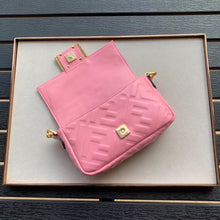 Load image into Gallery viewer, Fendi Pink FF Motif Mini Baguette Bag
