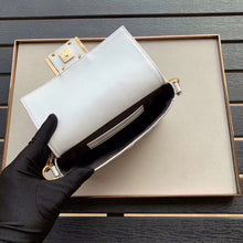 Load image into Gallery viewer, Fendi White FF Motif Mini Baguette Bag
