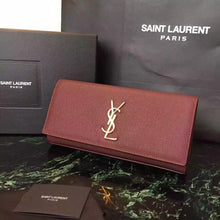 Load image into Gallery viewer, Yves Saint Laurent Burgundy Classic Monogramme Clutch
