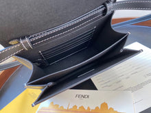 Load image into Gallery viewer, Fendi Karligraphy Bag In Black Calfskin Leather
